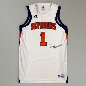 UT Martin Skyhawks Dejoun "Dee" Oldham Signed Basketball Jersey Stitched Sz Lrg